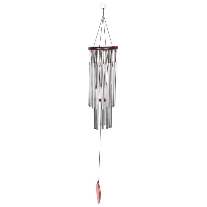 Carillon à Vent Barchime - 36 Barres En Alliage D'aluminium Doré - Support Réglable 68.5-162 Cm - Pour Jardin, Décoration Extérieure Ou Intérieure - Instrument De Percussion Mélodique Carillon à Vent Ancien