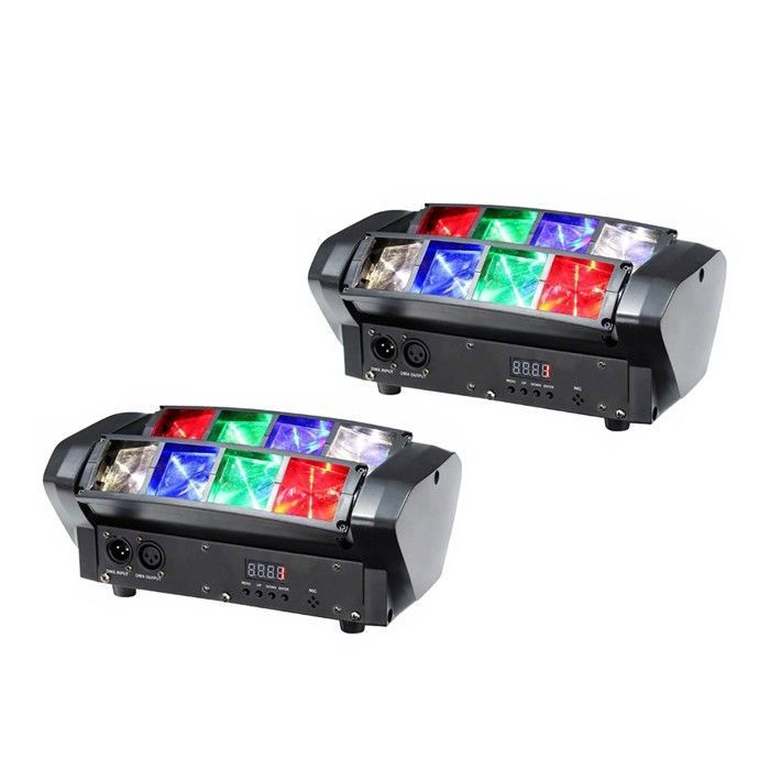 2 effets spider jeux de lumière led8mini light puissants aux grands balayages idéal 2 effets spider jeux de lumière led8mini light puissants aux grands balayages idéal