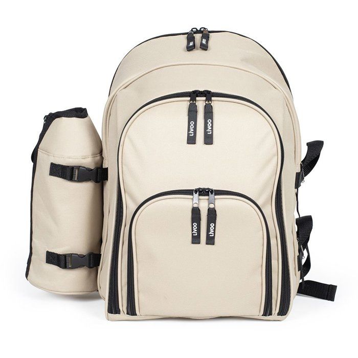 Sac à dos pique-nique 4 personnes - LIVOO - SE970C - Compartiment isotherme 11 L - 30 accessoires Sac à dos pique-nique 4 personnes - LIVOO - SE970C - Compartiment isotherme 11 L - 30 accessoires