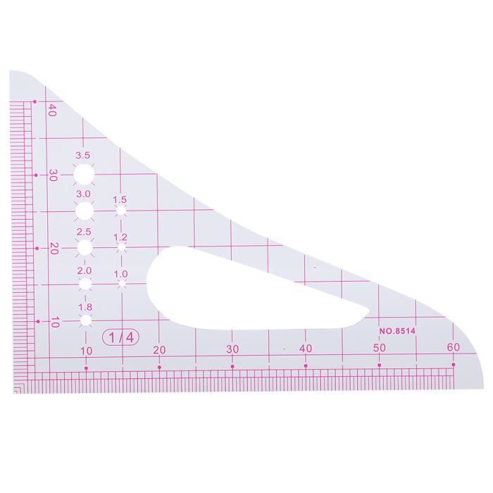 2 Règles Courbes En Plastique Souple Pour Couture - Forme Virgule, Outil Tailleur, Dessin De Patrons