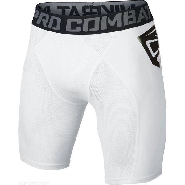 nike pro combat blanc