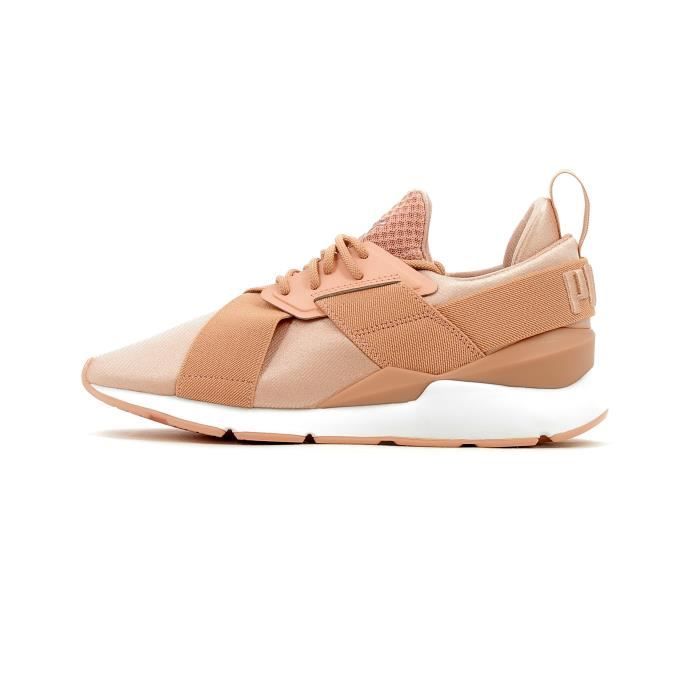 basket puma beige femme