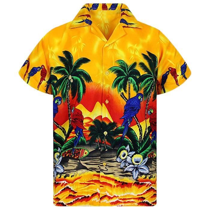 chemise hawaienne homme