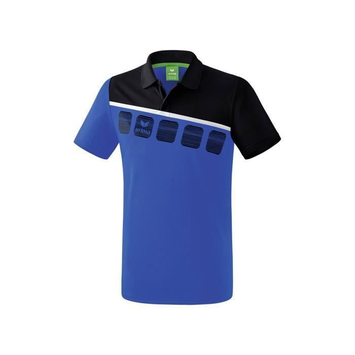 Polo junior Erima 5-C - Bleu - Multisport - Manches courtes