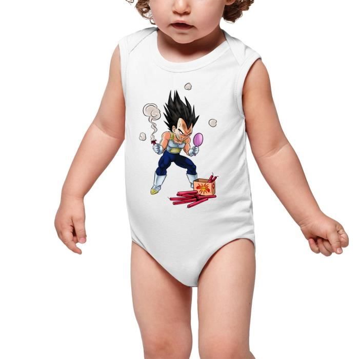 Body Bebe Blanc Dragon Ball Z Dbz Parodique Vegeta Coiffure Explosive Parodie Dragon Ball Z Dbz Blanc Cdiscount Pret A Porter