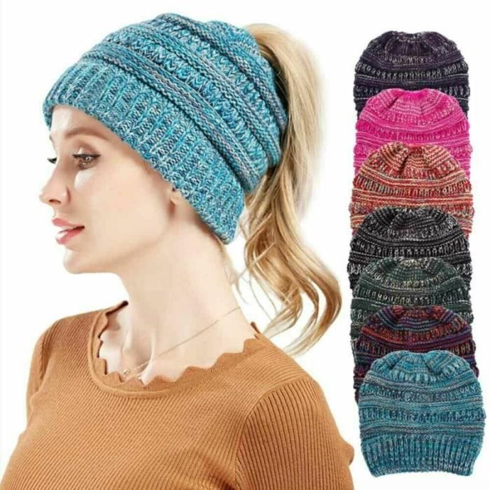 Bonnet Polaire D'hiver Femme - Cagoule 3 En 1 Coupe-vent, Cache-cou Et Masque - Pour Ski, Randonnée, Running - Chauffant Jusqu'à -20°C