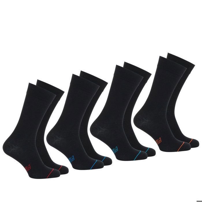 Lot de 4 mi-chaussettes homme Ecopack Athena