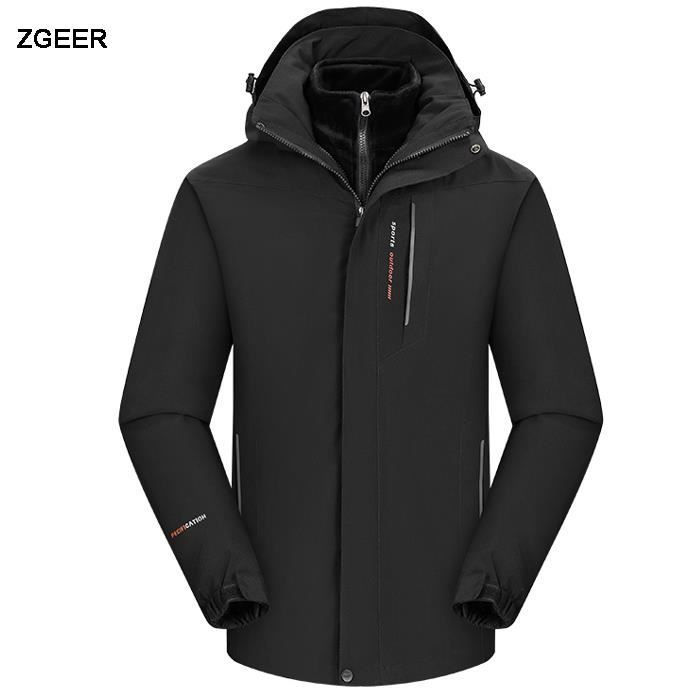 Manteau Long Manteau Hiver Homme Impermeable Parka Homme Hiver