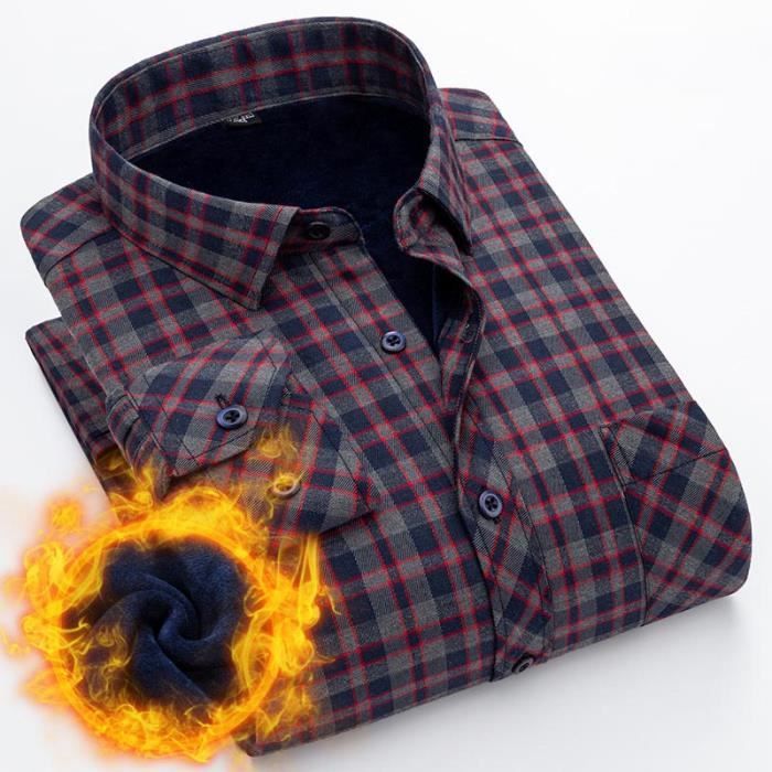 Chemise Simms Homme Taille XL Flanelle à Carreaux Vert - Manches Longues Boutonnée Avec Poches - Parfait état