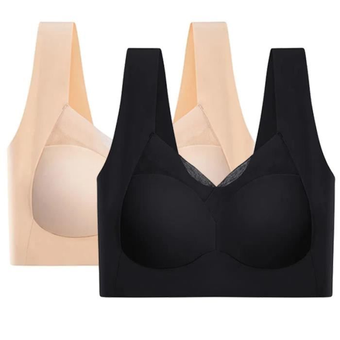 Brassière de sport sans couture femme - Soft Soutien-gorge - Course à couleurs multiples