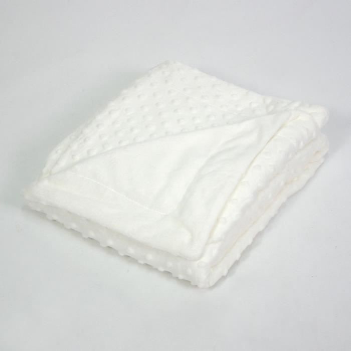 Couverture RICCO avec broderie 75x100