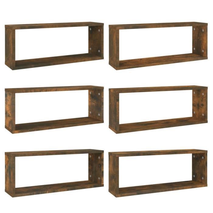 Vitrine Murale Collection En Bois - 60 Compartiments Pour Figurines, Bijoux, Souvenirs - 60x40 Cm