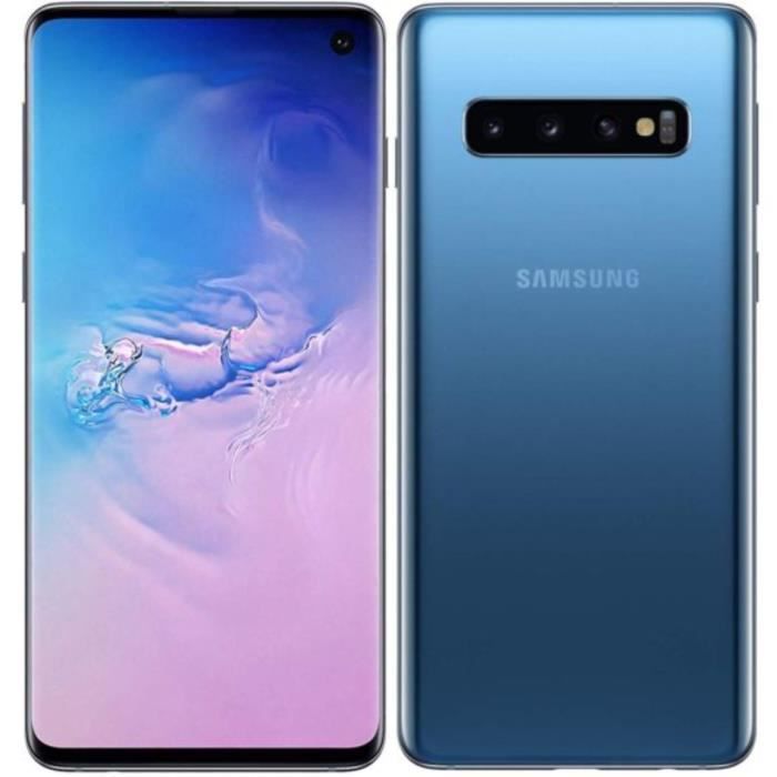 SAMSUNG Galaxy S10 Bleu Prisme - Reconditionné - Etat correct Reconditionné - Samsung reconditionné disponible sur Cdiscount Seconde Vie
