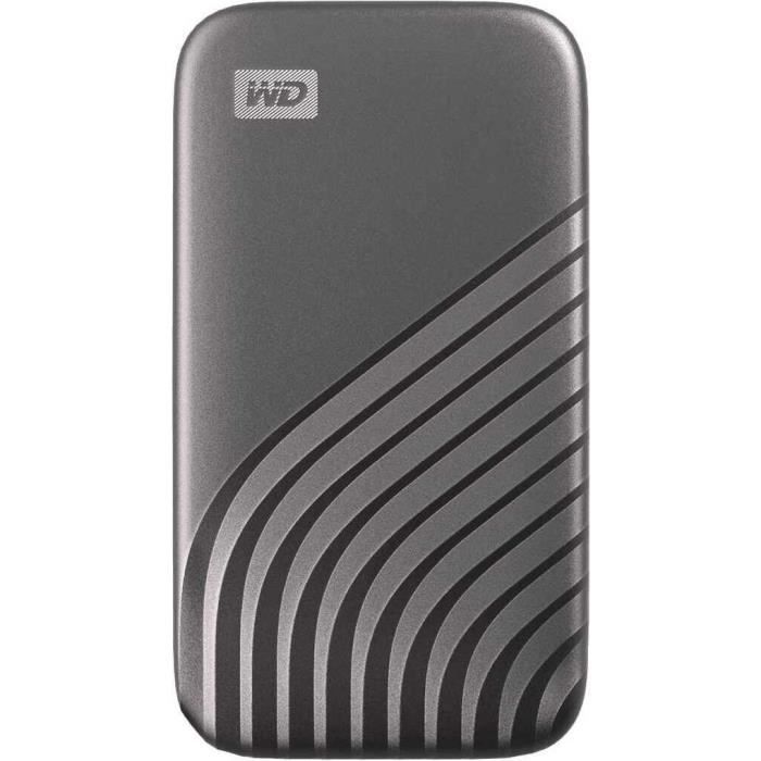 WD – Disque SSD Externe – My Passport™ – 2To – USB-C – Gris