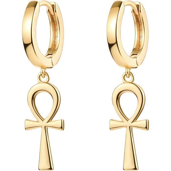 Vintageparts Lot De 2 Pendentifs Plaqués Or 18 Carats Avec Pierre