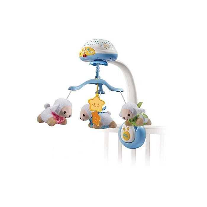 VTech- Schaefchen Mobile Couchage, 80-503304, Multicolore