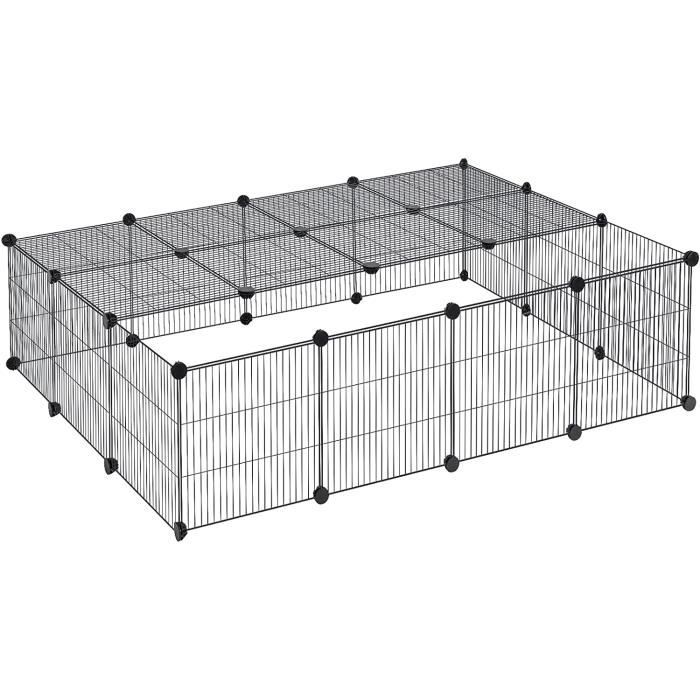 EUGAD Cage Cochon d'Inde, Cage Hamster, Enclos Lapin Intérieur