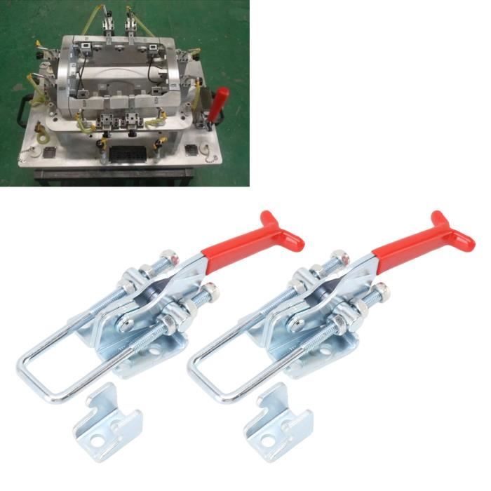 Pinces à Genouillère De Fixation Rapide – Lot De 5, Type GH-201 – Pour Soudage, Rivetage, Maintien De Tôles