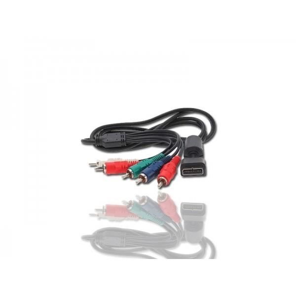 Câble Component (YUV) PS2 et PS3 Cdiscount Informatique