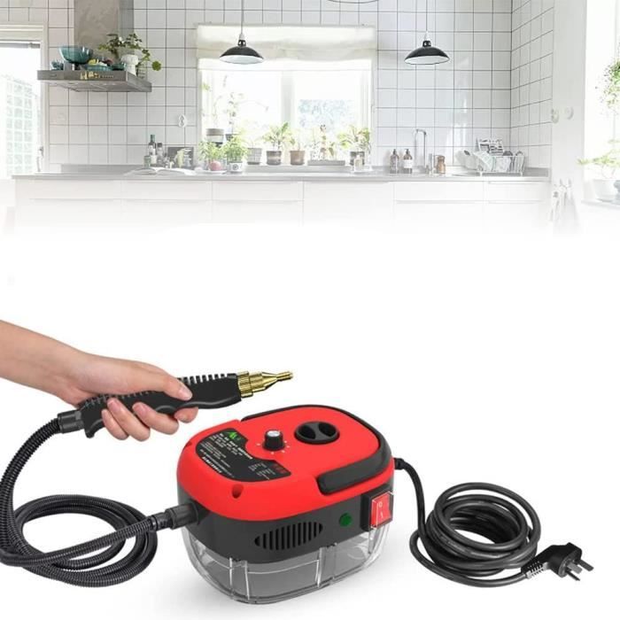 Nettoyeur Vapeur Portable 2500W QWORK - 3 Bar, Réservoir 1.1L, Avec Accessoires