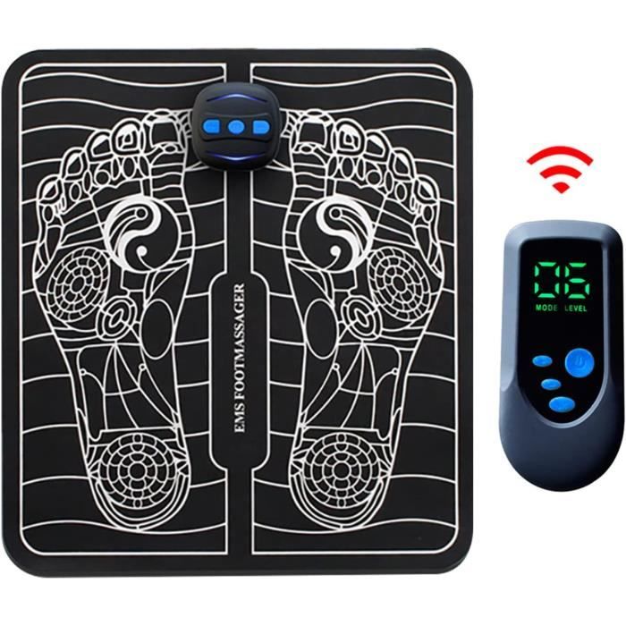 Tapis De Massage électrique Pour Pieds EMS – 19 Niveaux D'intensité Réglables – Avec Stylo De Massage Inclus – Neuf