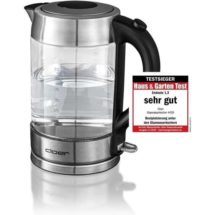 Bouilloire Électrique CAMRY 2L 2200W - Contrôle Température 60-100°C