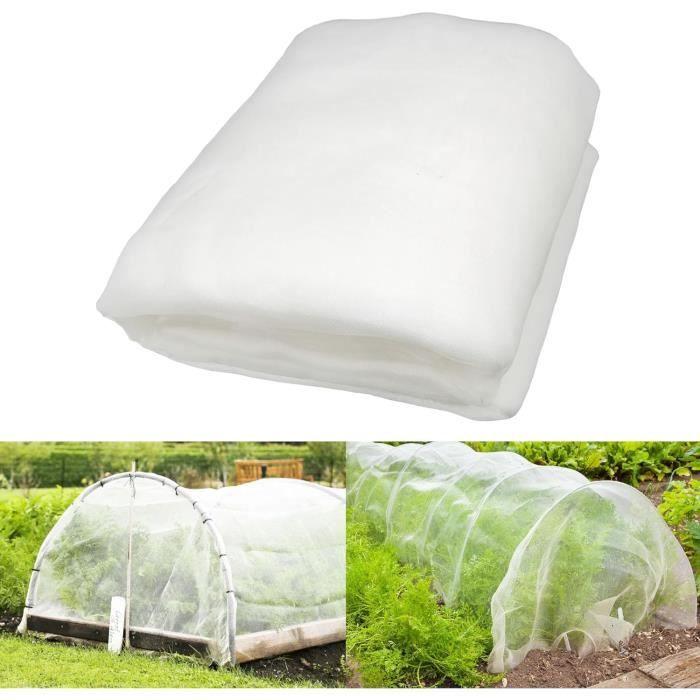 Filet Anti-Insectes 10x2.5m - Maille 1.5mm, Protection Potager, Légumes, Fleurs