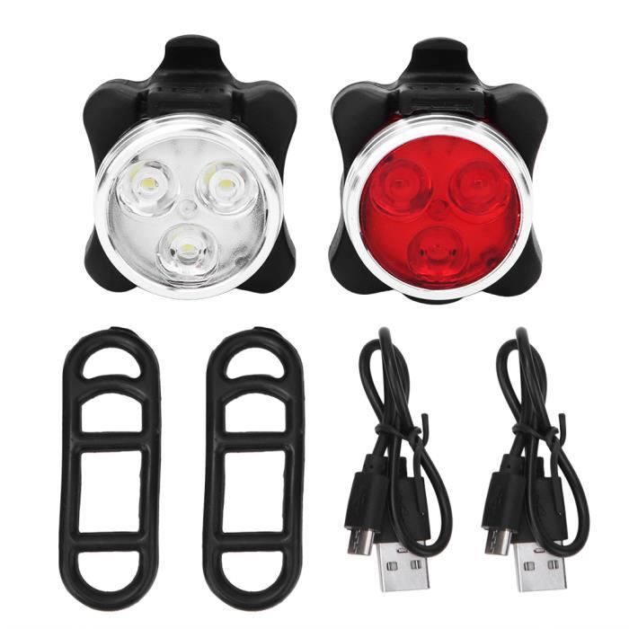Feu Avant Vélo ROCKBROS En Alliage Aluminium, Rechargeable Type C - Neuf
