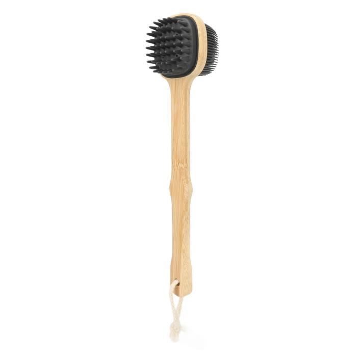 Brosse De Toilettage En Bois double Face 22cm Marron - Toute l'offre