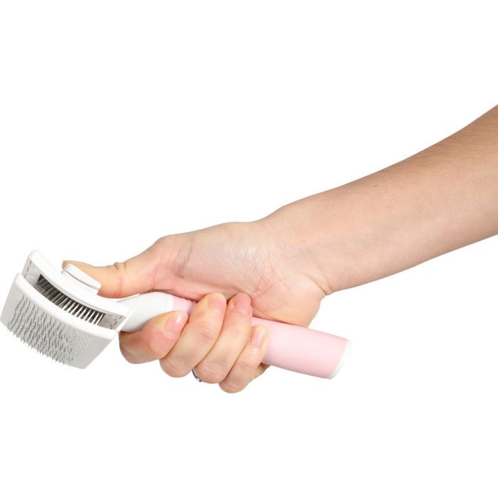 Brosse SLICKER retractable taille S pour chat - zolux Brosse SLICKER retractable taille S pour chat - zolux