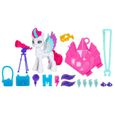 Figurine articulée My Little Pony Zipp Storm avec 16 accessoires - Magie des marques de beauté-1
