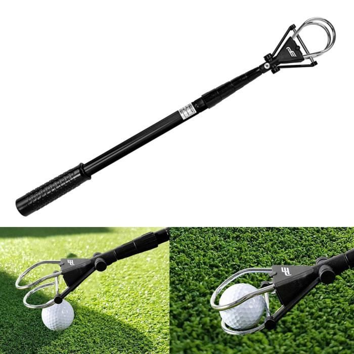 Pince de ramassage de balle de golf en caoutchouc, pince à 3 broches,  accessoires de golf, aides à l'entraînement, facile à utiliser, 3 pièces
