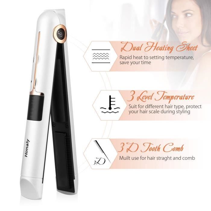 Himaly hot sale cordless straighteners