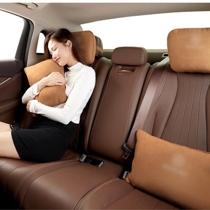 Pour GTI - Voiture oreiller'appuie tête de siège de voiture automatique  oreiller de cou de Logo pour Peugeot