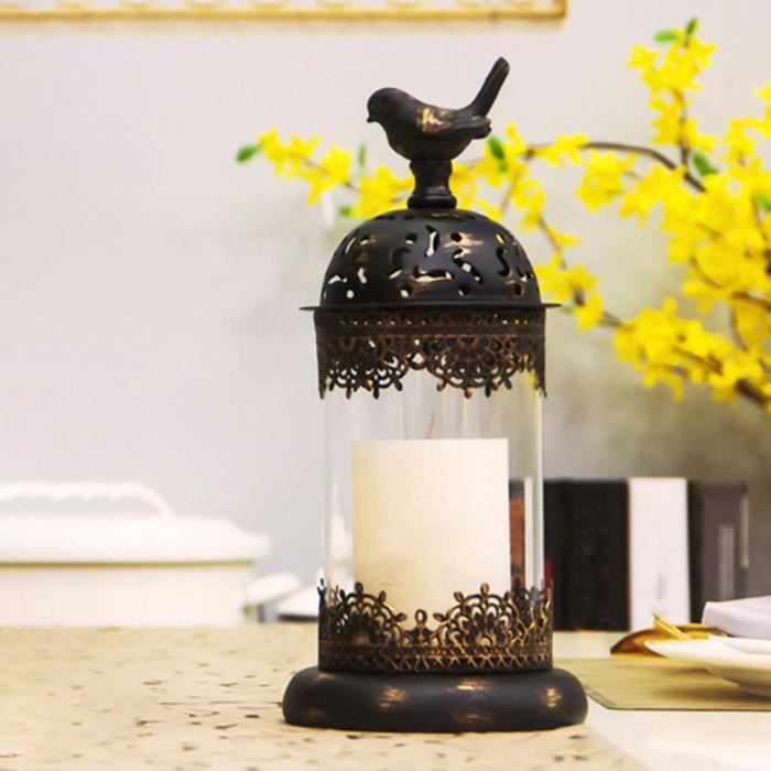 Bougeoir Chandelier à Cage à Oiseaux Vintage Decoration Mariage Chandeliers Bougoire Décoratifs