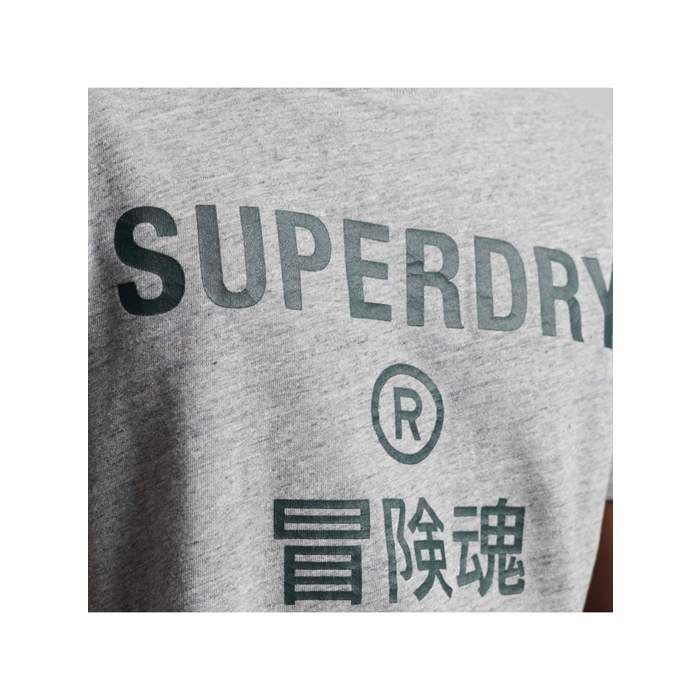Superdry & Co COMPANY - T-shirt imprimé - light charcoal marl/gris foncé