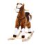 70 28 73 5 Cm Cheval A Bascule Pour Bebe Jouet En Peluche De Equitation Equilibre Exercice Doux Brown Cdiscount Jeux Jouets
