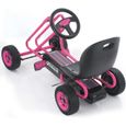Voiture à Pédales - HAUCK - Rose Lightning - 4 roues - Pour Enfant de 4 ans et plus-2
