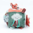 Cube d'activités Mélimélos la biche en bois - LES DEGLINGOS - Pour enfant dès la naissance - Multicolore et vert-1