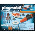 Playmobil Top Agents - Propulseur sous-marin SPY TEAM - Avec moteur submersible et lance-missiles-2