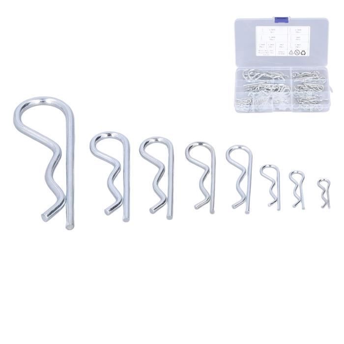 EJ.life Goupille fendue en acier inoxydable 340Pcs Kit d'assortiment de