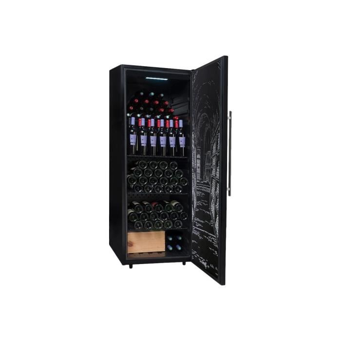 Cave à vin CLIMADIFF PCLP205 Noir Cdiscount Electroménager