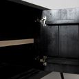MACABANE AMBROISE - Buffet 3 portes bois acacia pieds métal-3