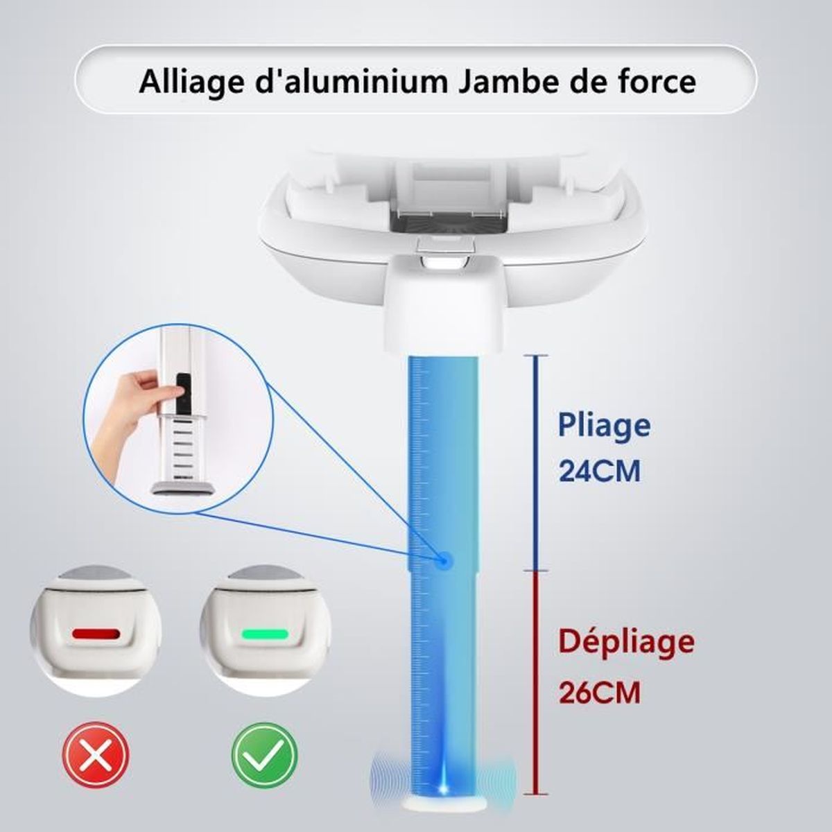 siege auto isofix pivotant avec jambe de force