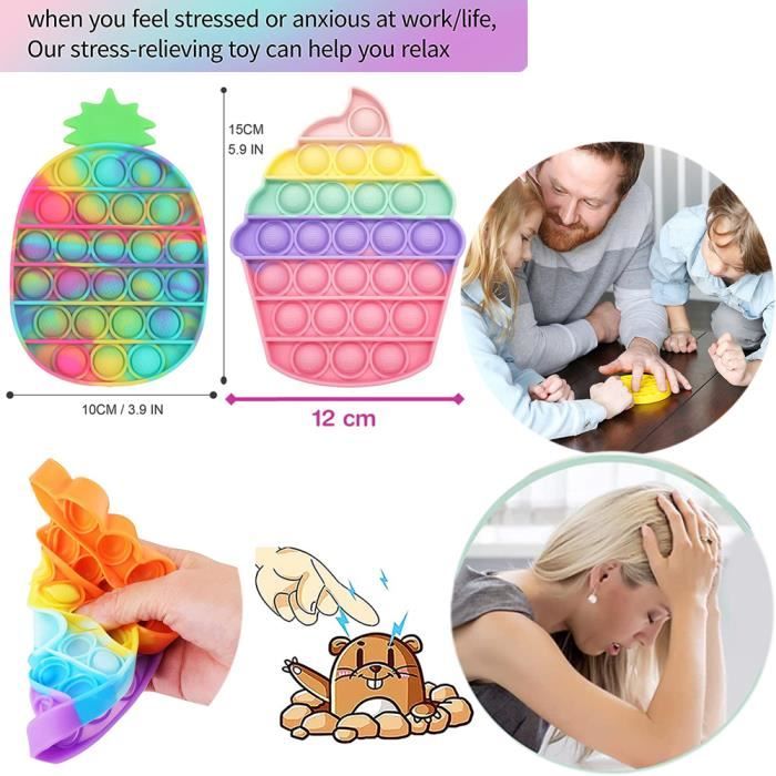 Couleur F Pack de jouets anti-stress pour Enfants, bon marché objet, popite  à pois, versez AUTISME - Cdiscount Jeux - Jouets