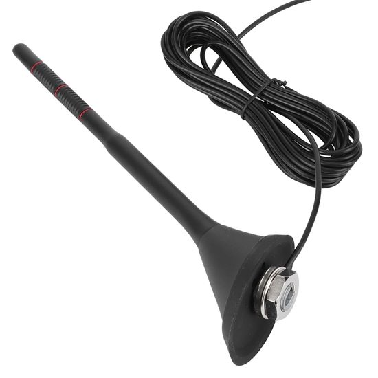 Antenne De Toit DAB+ FM Universelle Pour Voiture - Amplifiée, Câble 5 M, Facile à Installer 12V