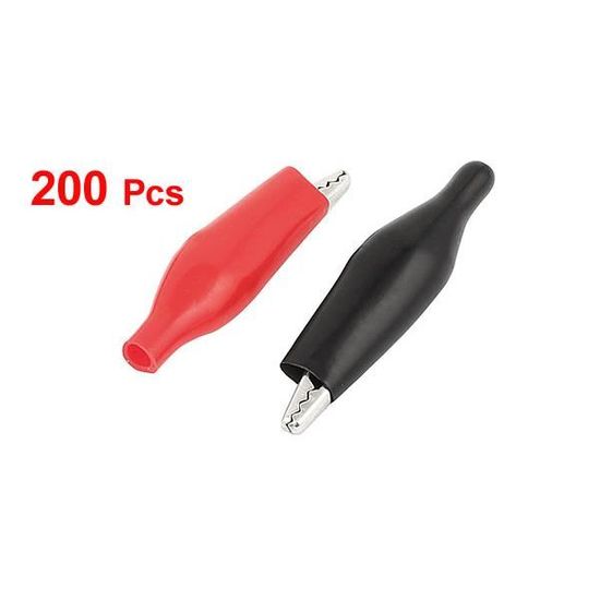 Outillage Professionnel Batterie Voiture Electrique Pince Crocodile Rouge Noir Connecteur Collier 4pcs Amarpalace Viernheim De