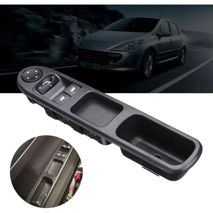 Bouton Lève-Vitre Passager Pour Peugeot 307 – Côté Droit Avant – Référence OE 96351625XT