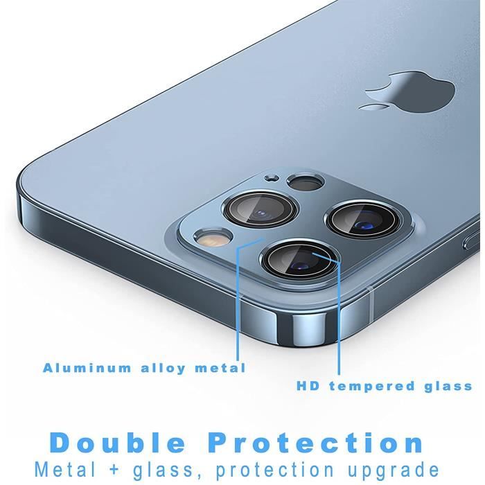 Protection Caméra pour iPhone 13 / iPhone 13 MINI [Lot de 2] Verre