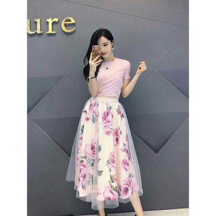 Jupe voile asymétrique sale